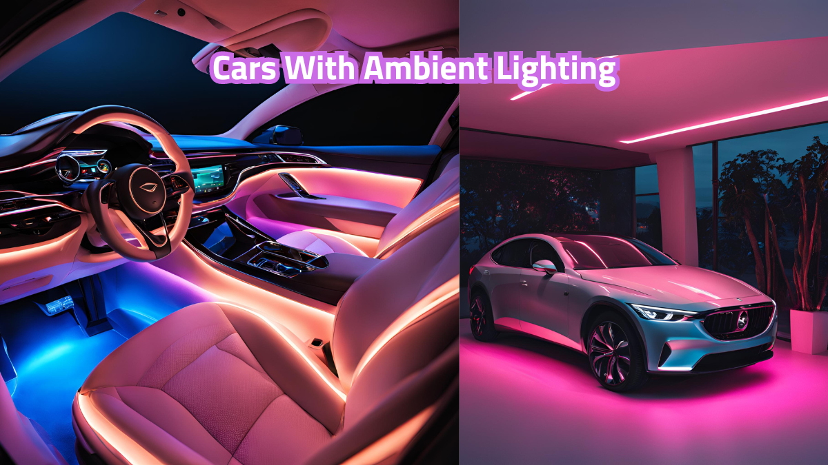 cars with ambient lighting