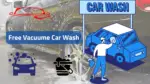 free vacuum car wash