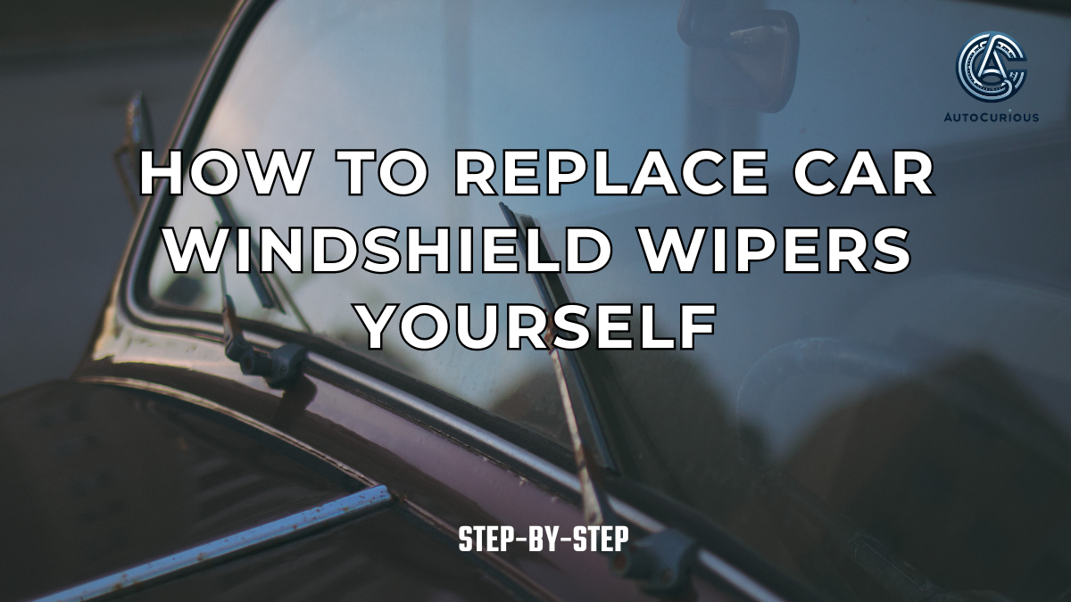 How to Replace Car Windshield Wipers Yourself