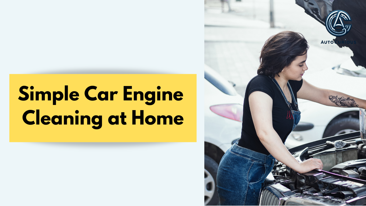 Simple Car Engine Cleaning at Home